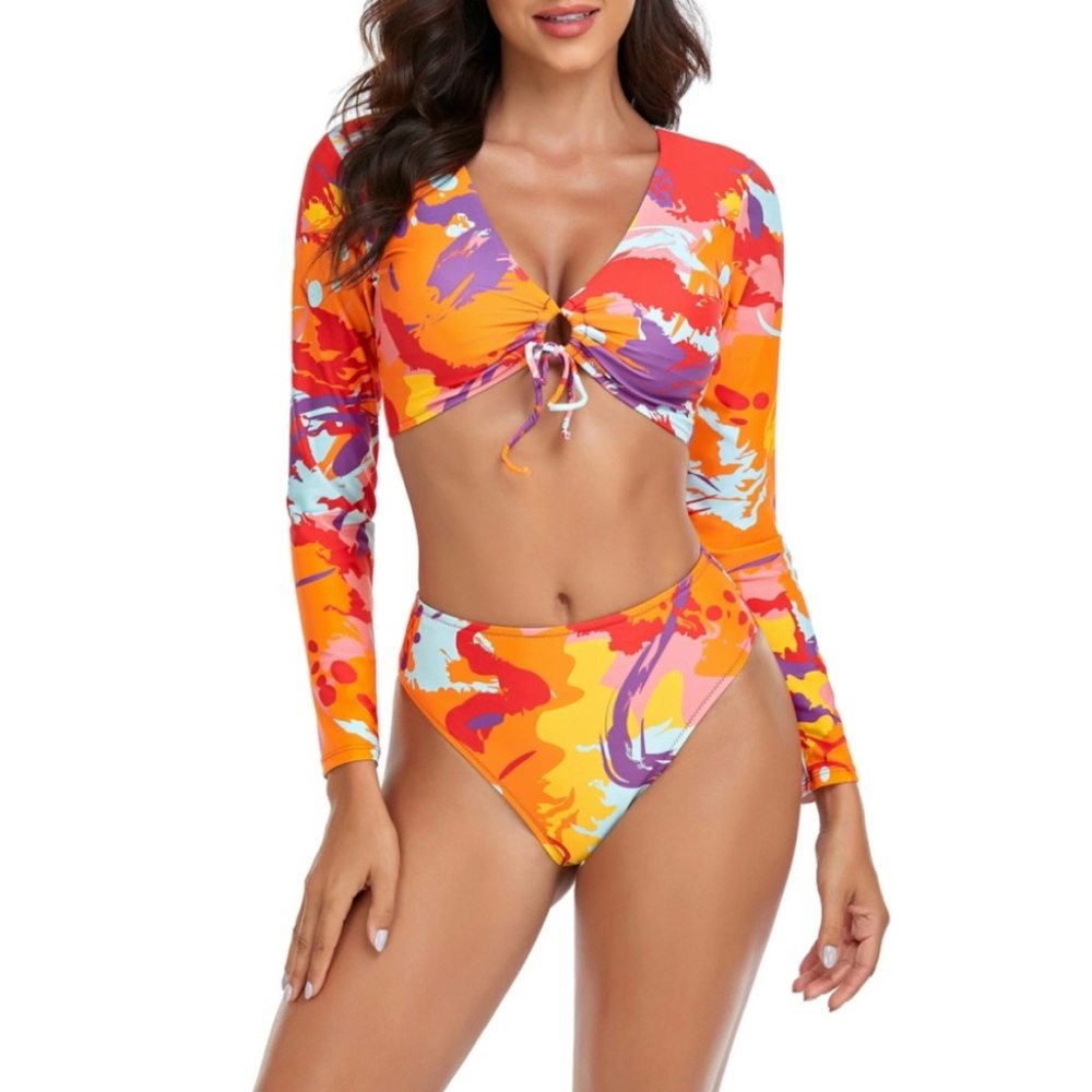 Relleciga | Rashguard Bikini Set